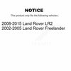 Kugel Rear Wheel Bearing Pair For Land Rover LR2 Freelander K70-101060